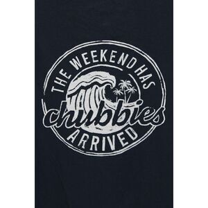 Chubbies “The Weekend Has Arrived”  NAVY BLUE TEE T-Shirt Mens L